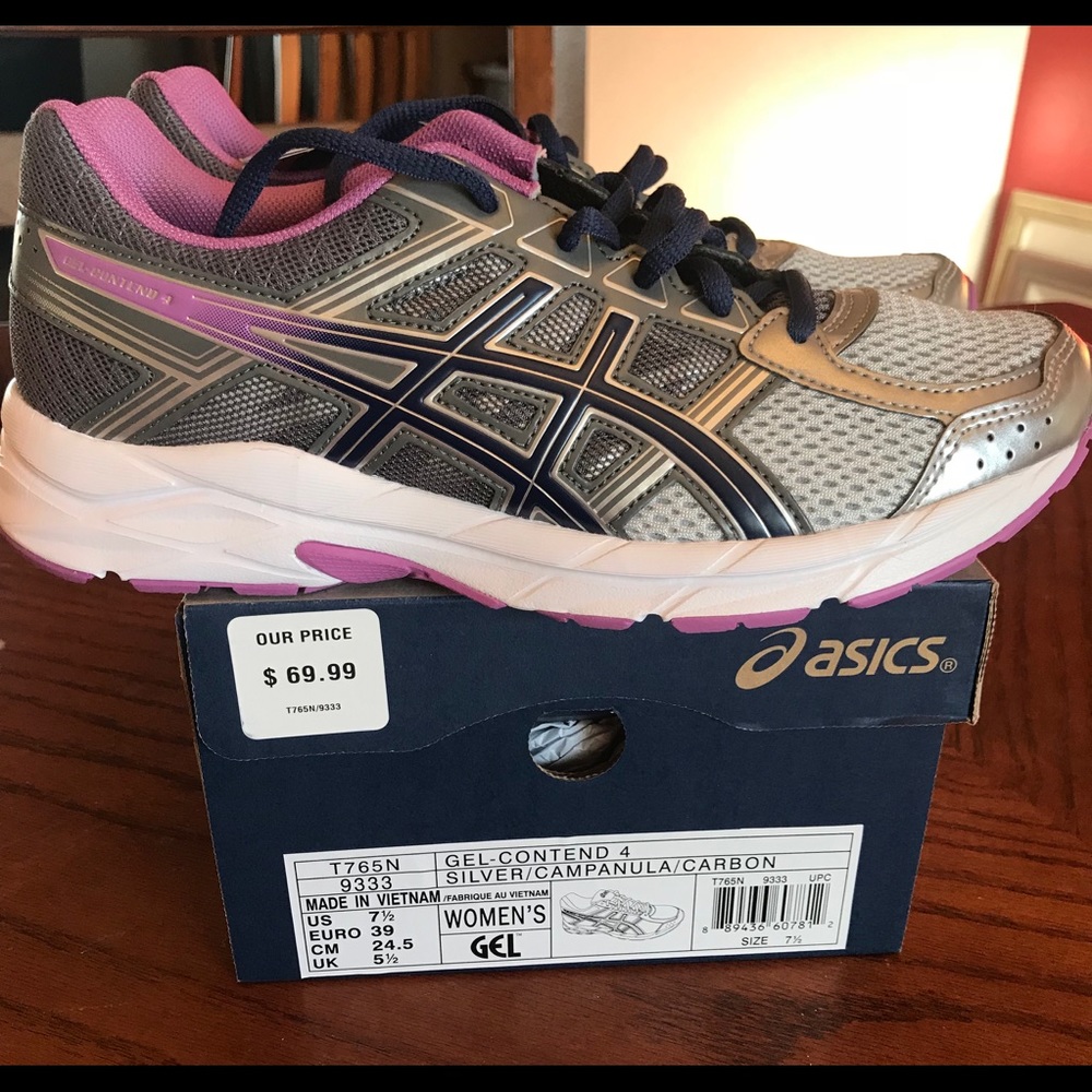 NWT ASICS Gel-Contend Size 7.5